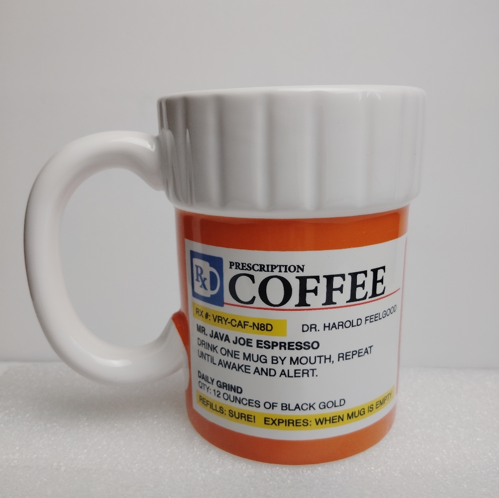 Prescription Pill Bottle 12 oz. Ceramic Coffee Mug by Bigmouth